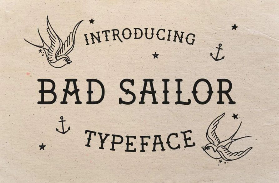 Creative Sailing Style Typeface