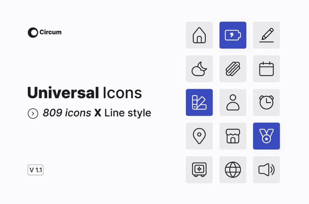 Creative Universal Icons Set