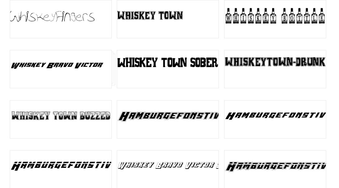 Free Alcohol Style Fonts