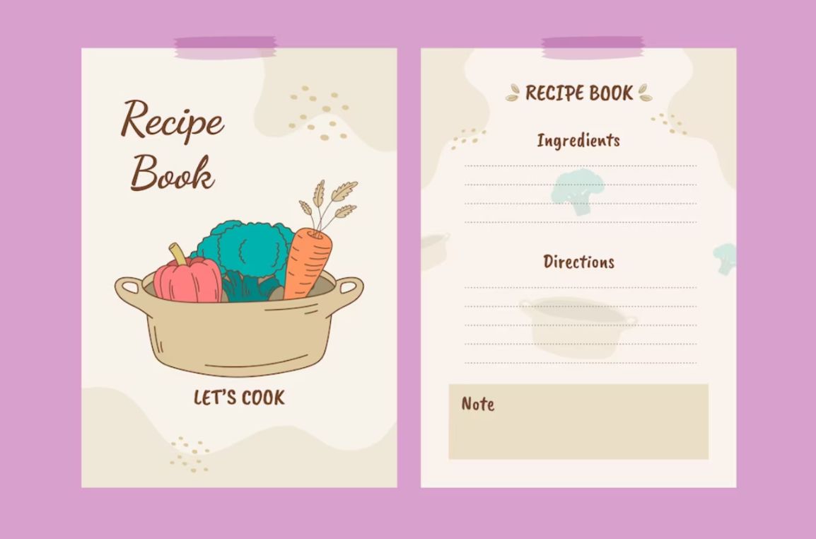 Free Recipe Book Design