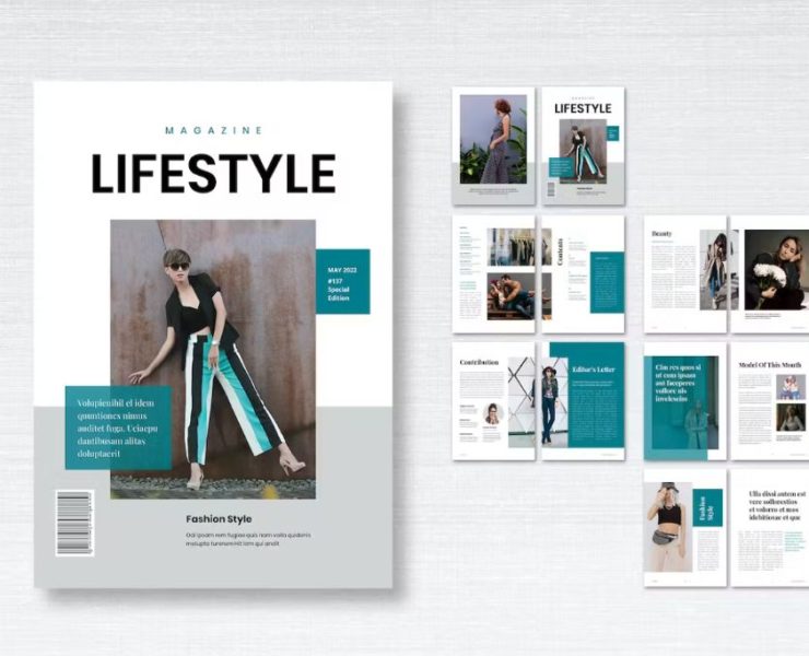 15+ Lifestyle Magazine Template Ai PSD Free