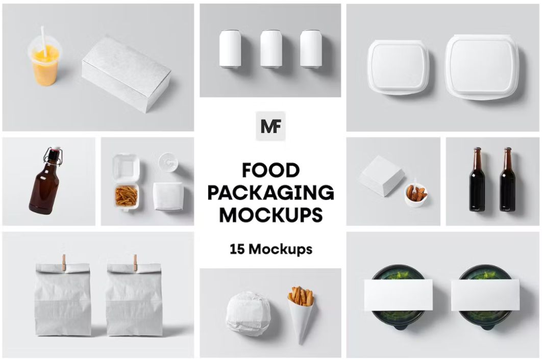 15 Unique Food Branding Mockups