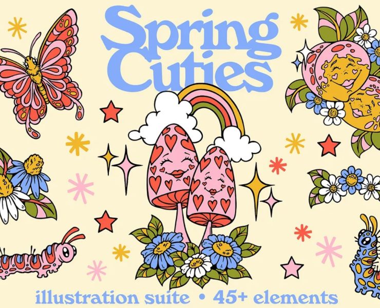15+ Spring Illustrations Ai PNG Free Download