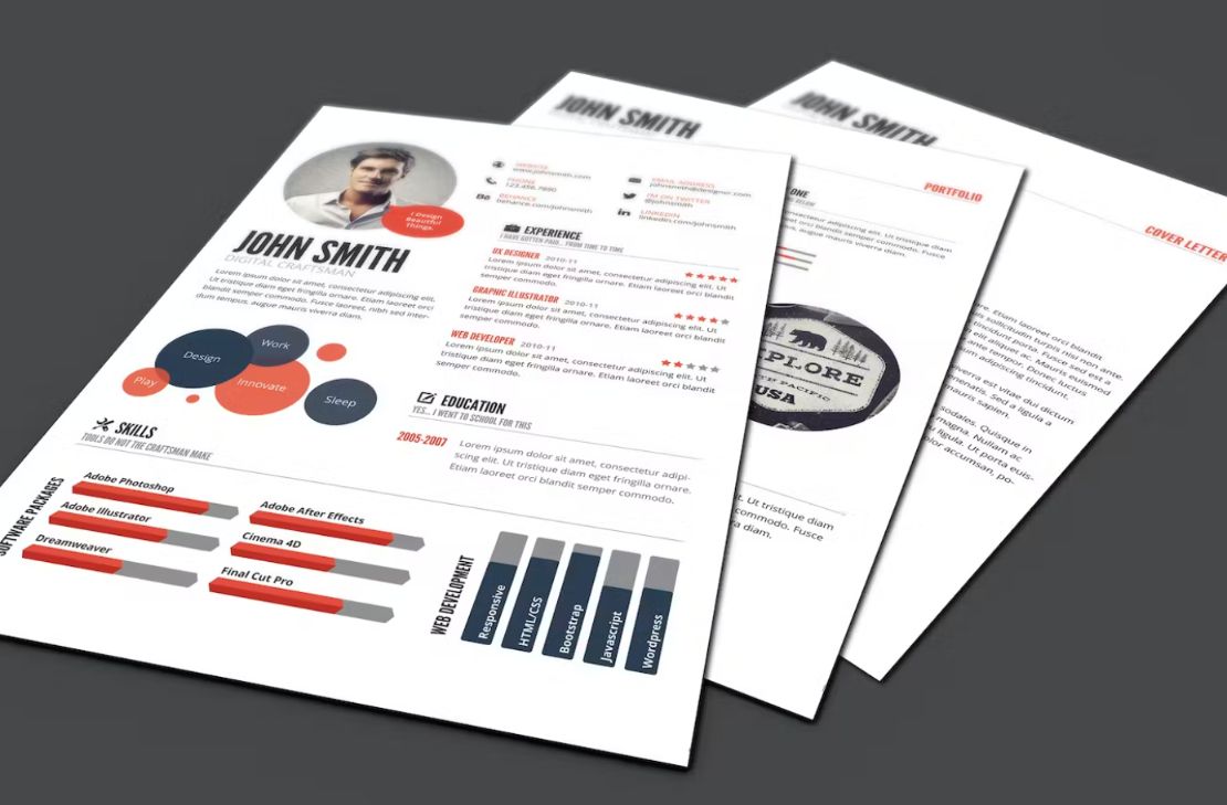 Colorful Style Resume Design