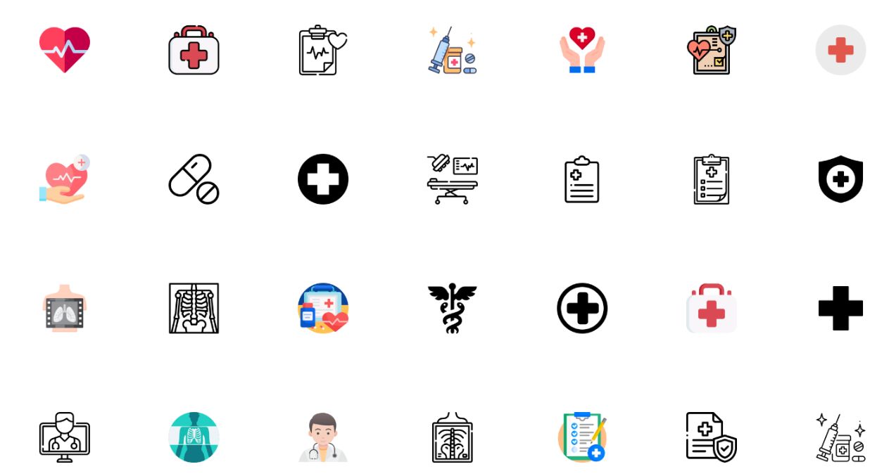 Free Medical Icons Set