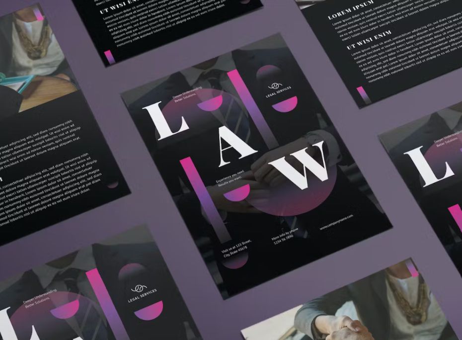 Law Company Poster Design