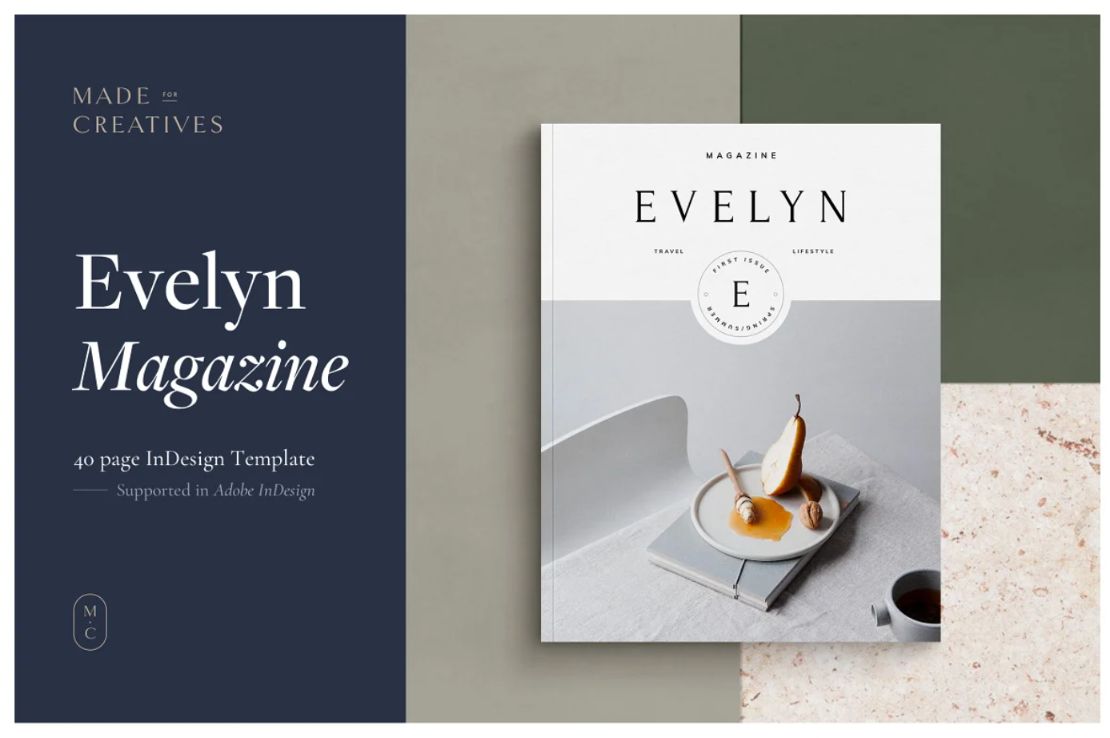 Minimal Style Magazine Template