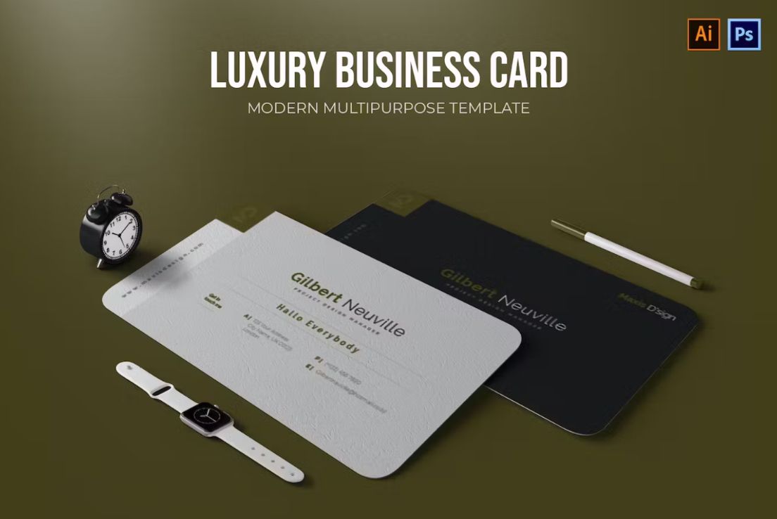 Modern Luxury Business Card
