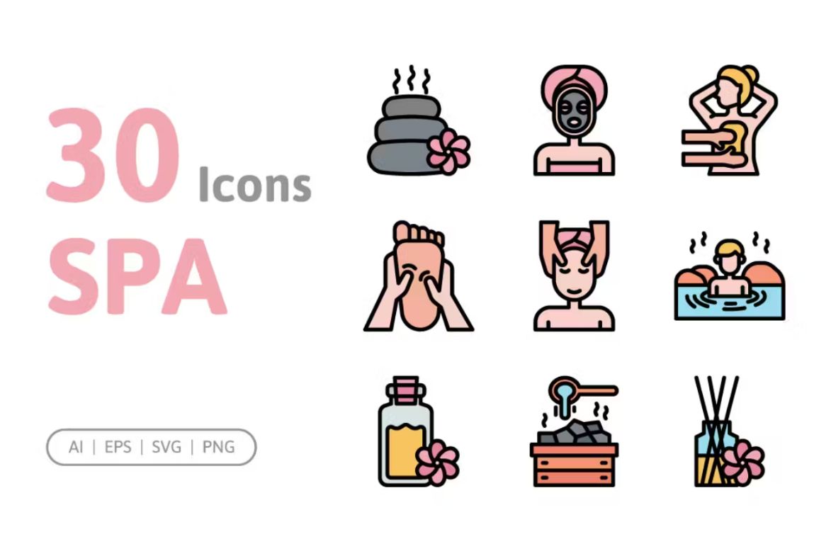 30 Ai and EPS Icons