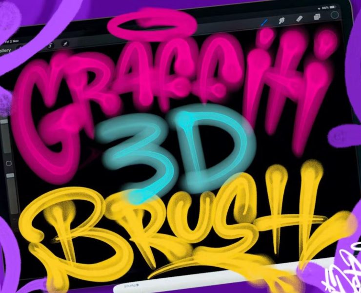 3D-Hand-Lettering-Procreate