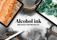 Alcohol-Ink-Brushes