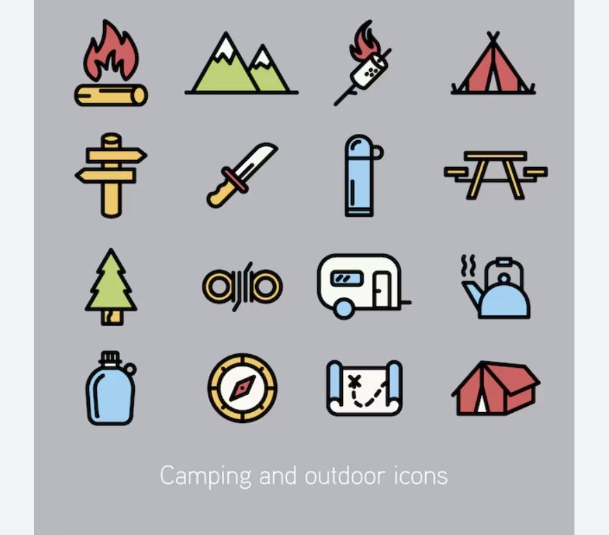 Camping-Icon-Vector