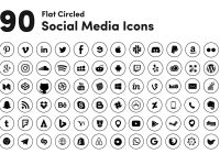 Circular-icons-for-social-media