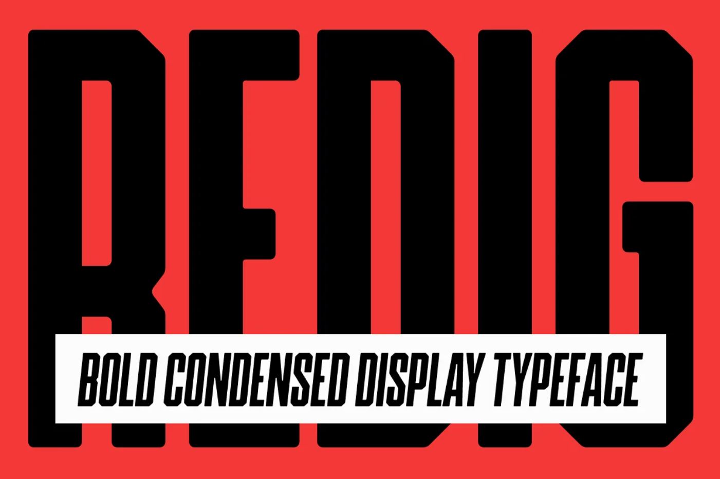 Bold Condensed Display Typeface Download