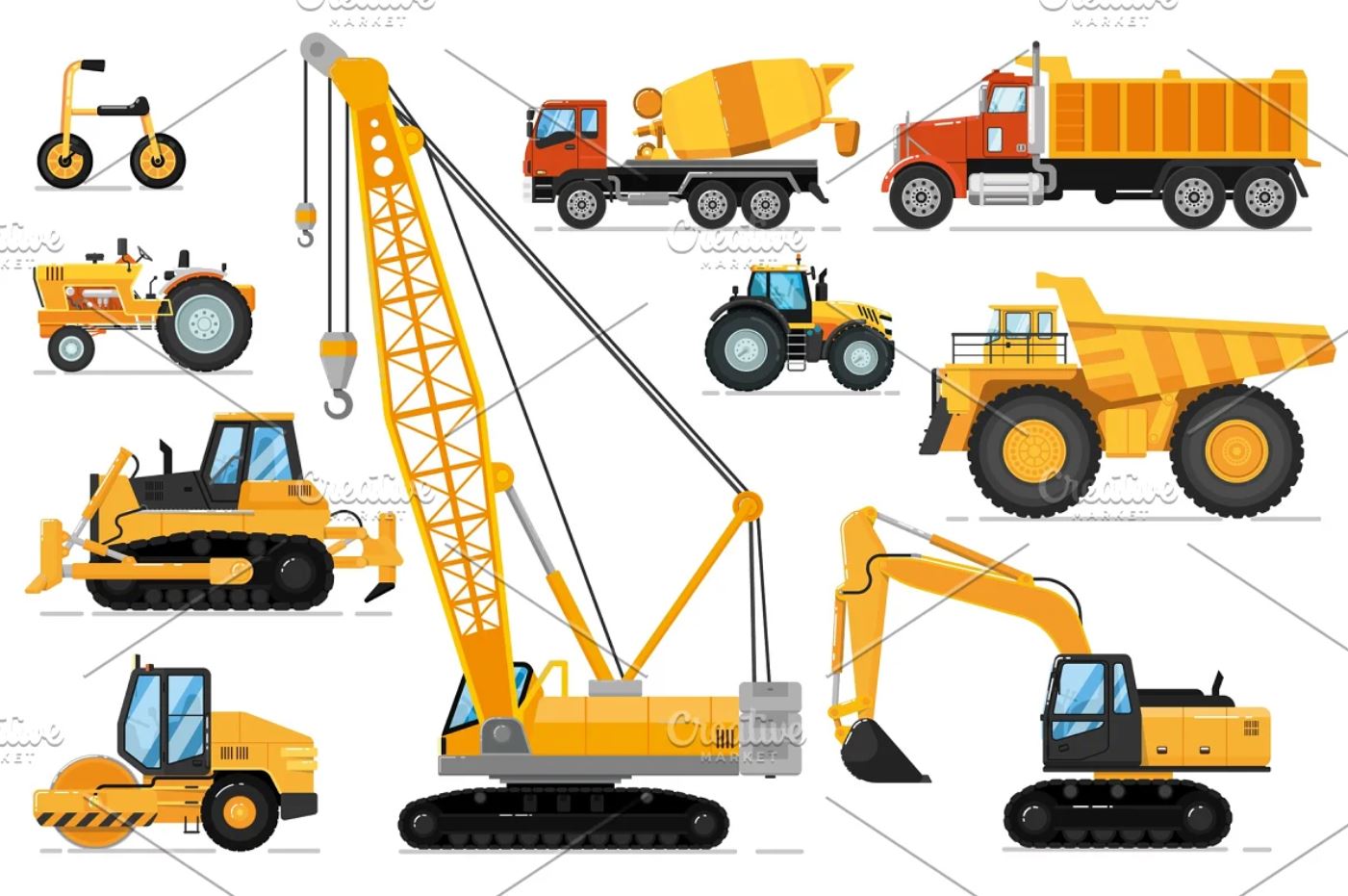 Construction-equipment-illustrations