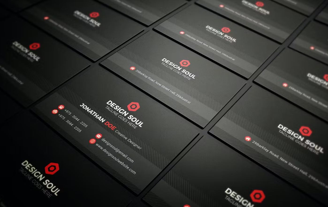 Dark-Business-Card-Examples