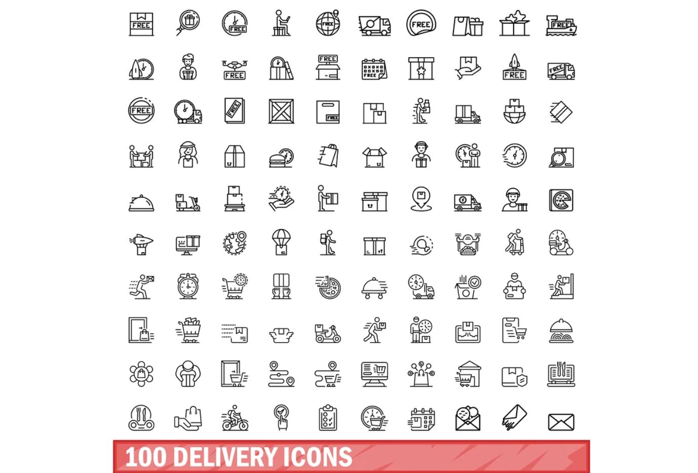 Delivery-Icons