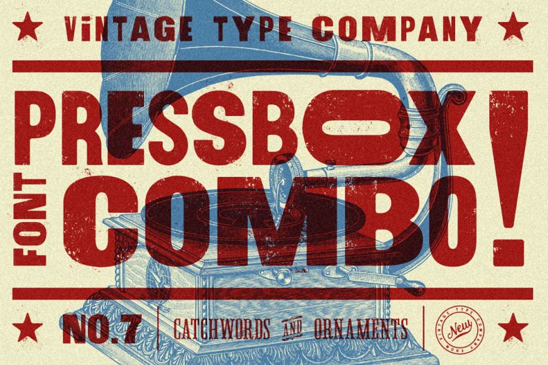 Vintage Distressed Irregular Display Typeface Download