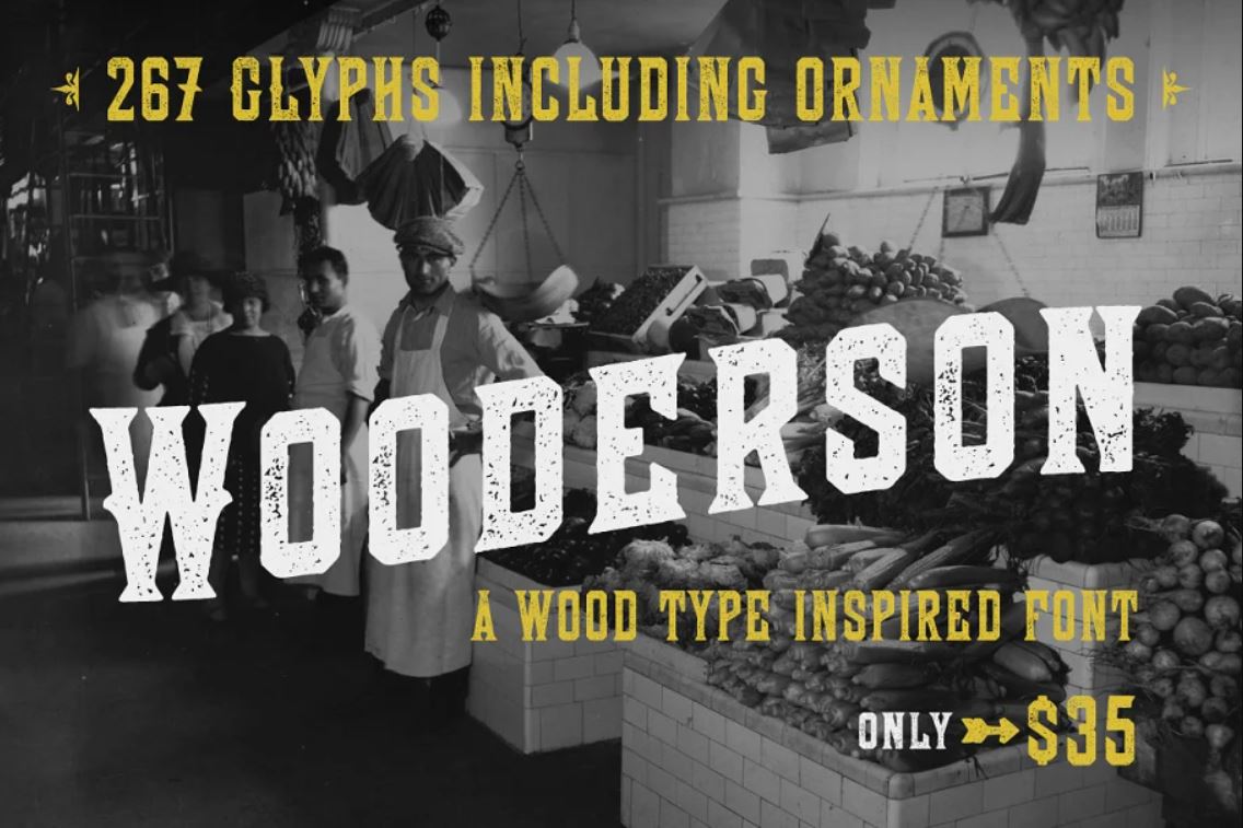 Wooden Style Distressed Handwritten Font Download