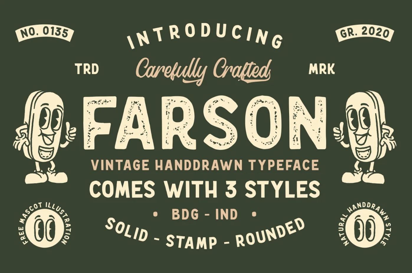 Vintage Handwritten Distressed Serif Typefaces