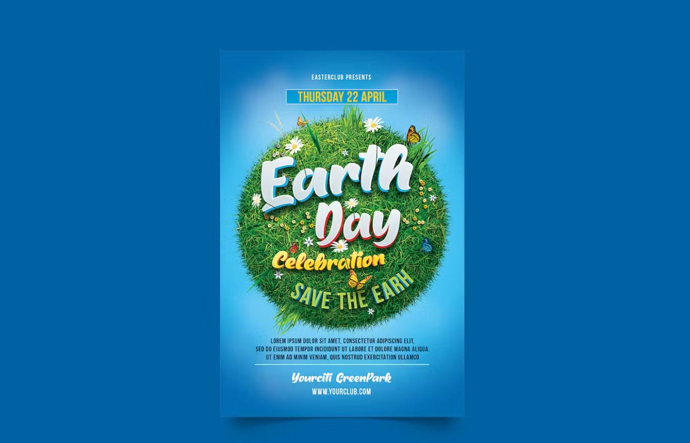 Environment Day Awareness Flyer PSD Download