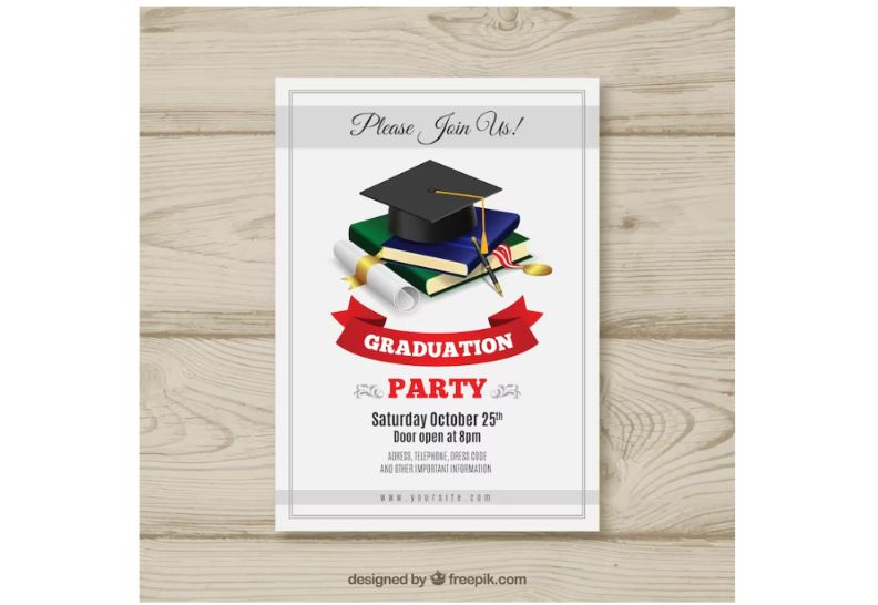 Editable Graduation Party Flyer