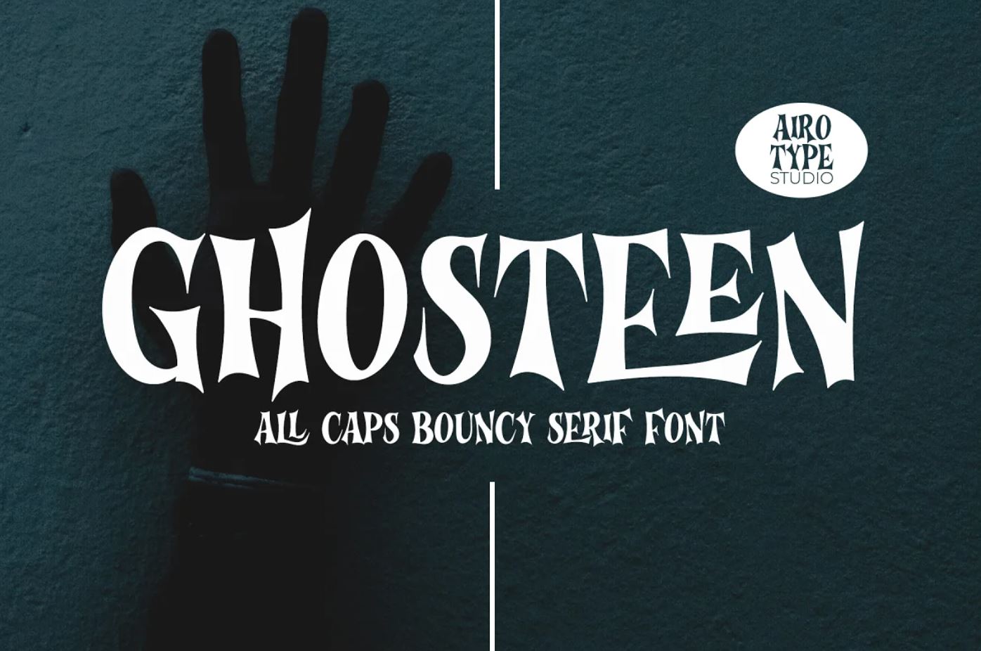 All caps eerie fonts for halloween invitation cards