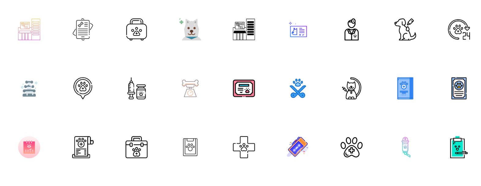 Free Pet Store Icons