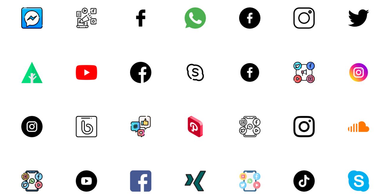 Free Social Media Icons Set