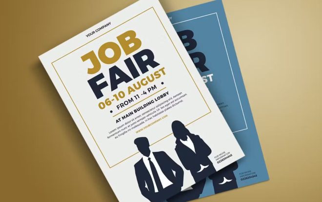 15+ Job fair Flyer Template PSD AI FREE Download - Graphic Cloud