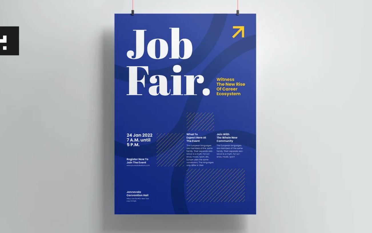 Job-fair-brochure-template