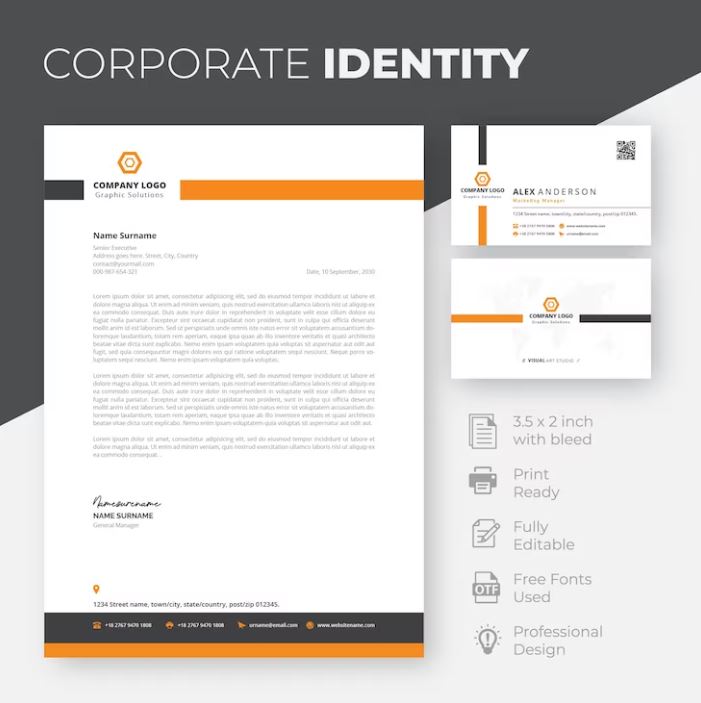Corporate Letterhead for Word Format Download