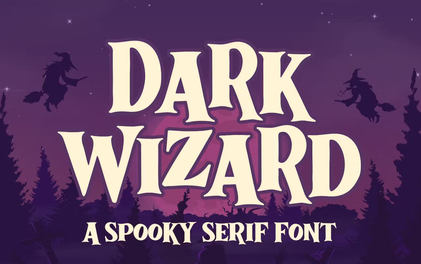Bold style serif fonts for spooky projects TTF OTF