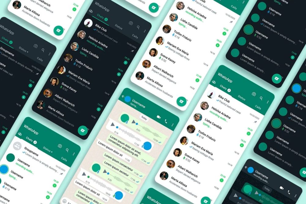 Whatsapp Group Chat Mockup