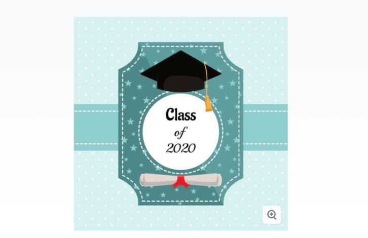 Minimal Graduation Card Design