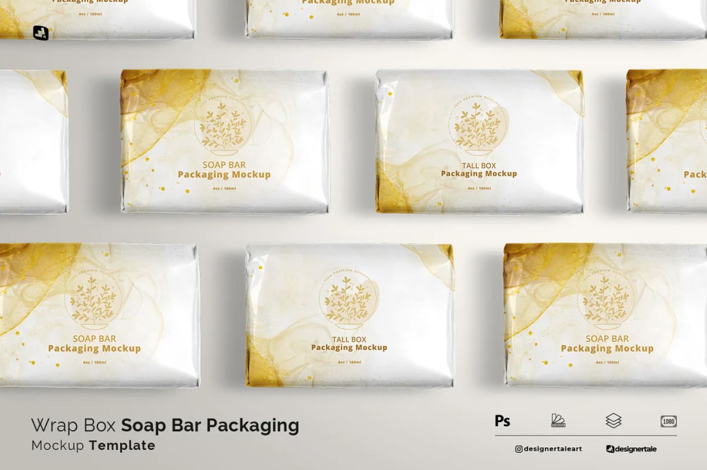 Mockup for Soap Cover Labels Download