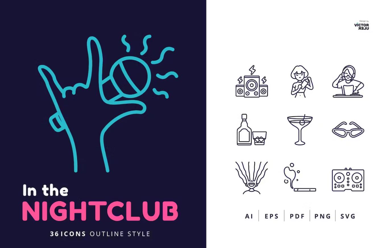 Nightclub-Icons-neon