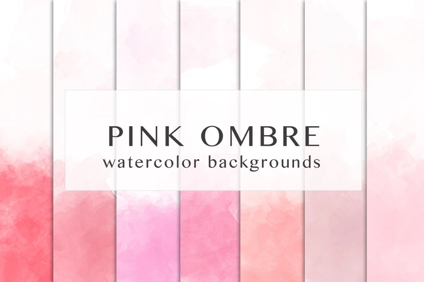 Pink Watercolor Ombre Backgrounds Download