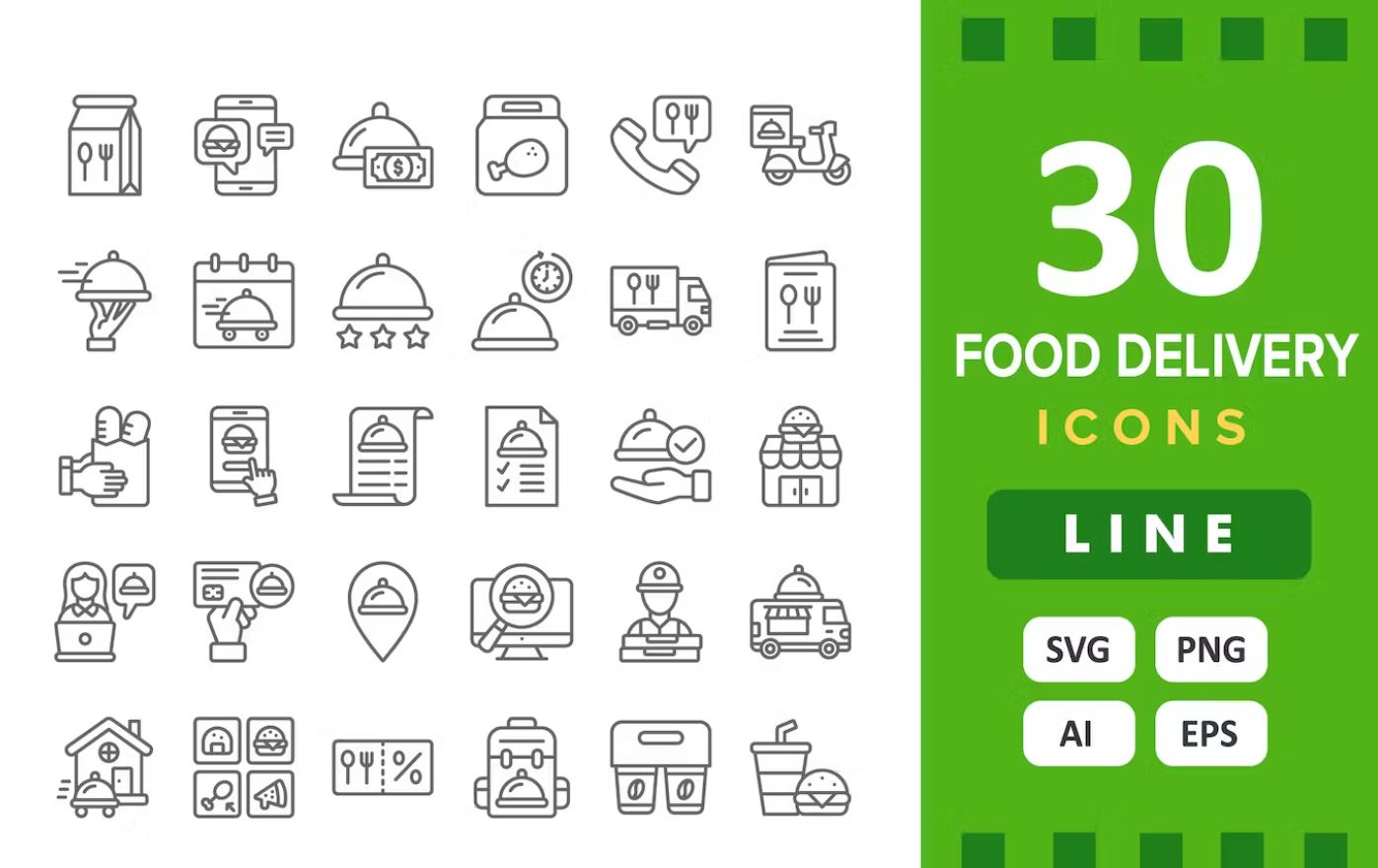 Online-Food-Icons