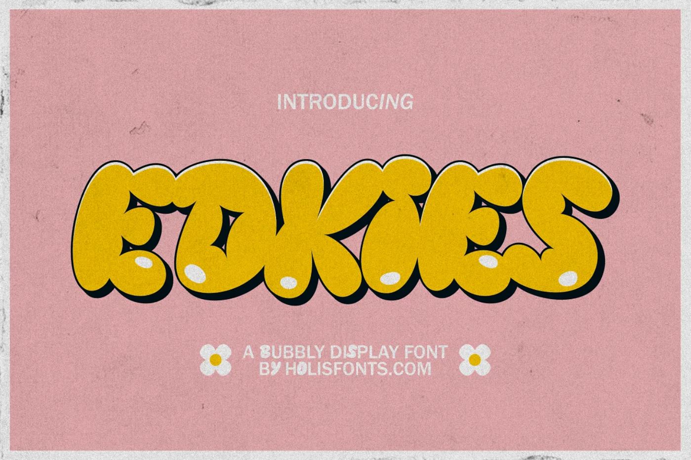 Playful bubbly style font for cartoon project