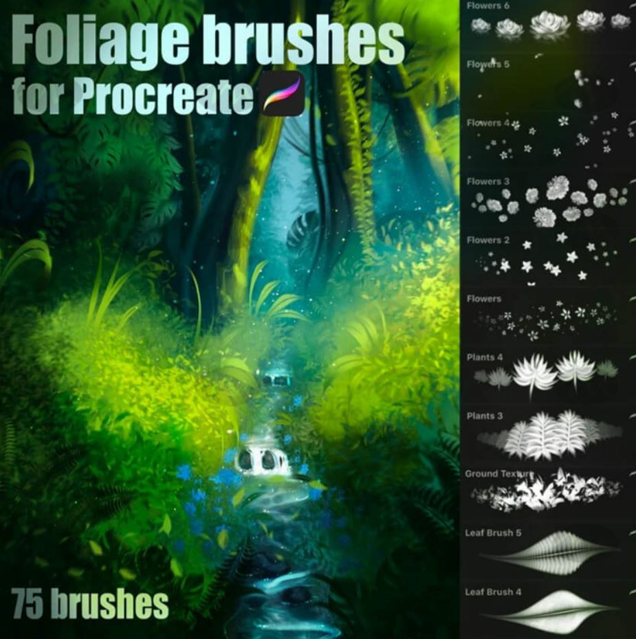 Free procreate brushes set download
