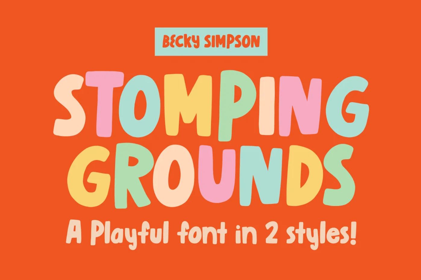 Professional Style Playful Font
