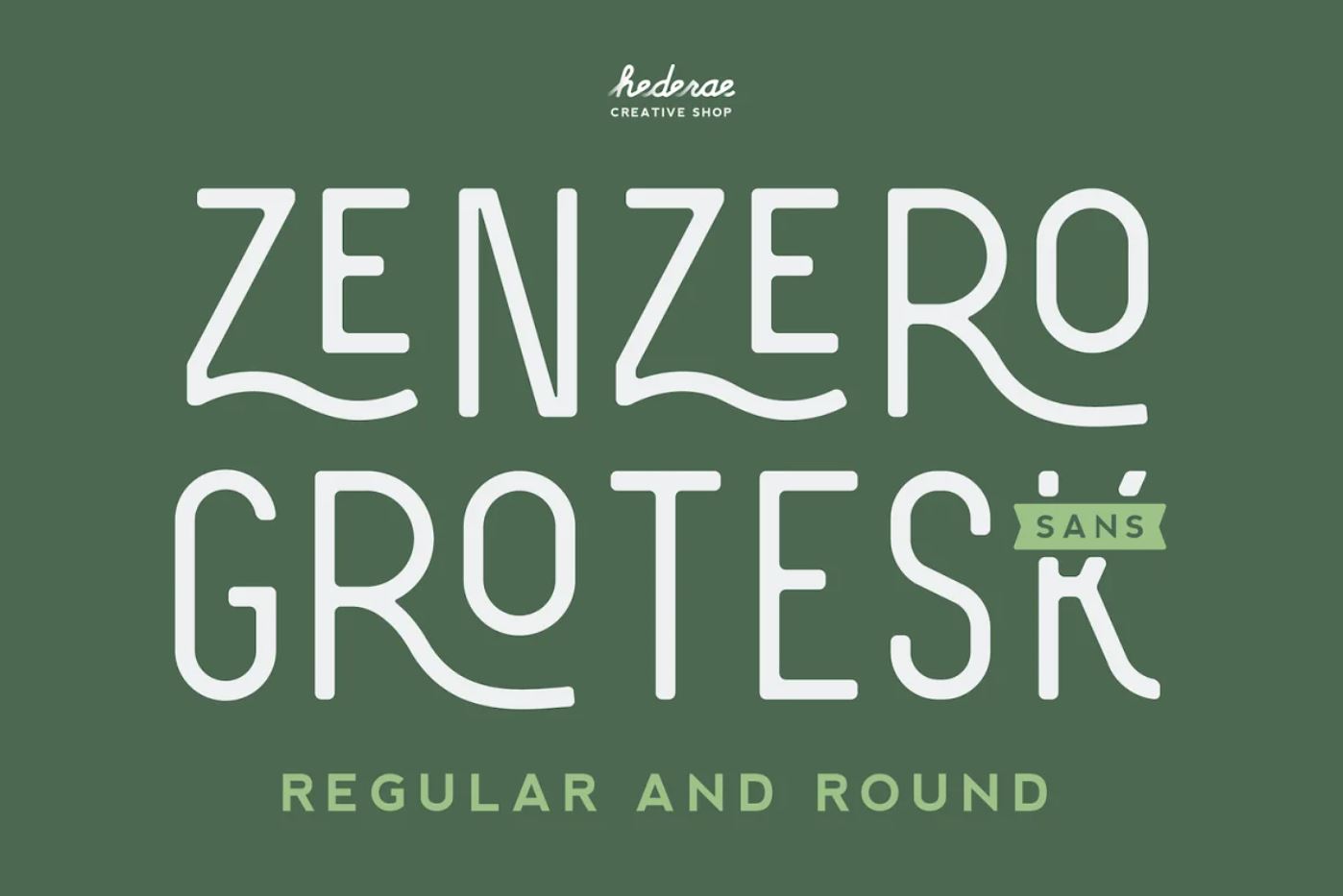 Regular and Round Thin Fonts Download