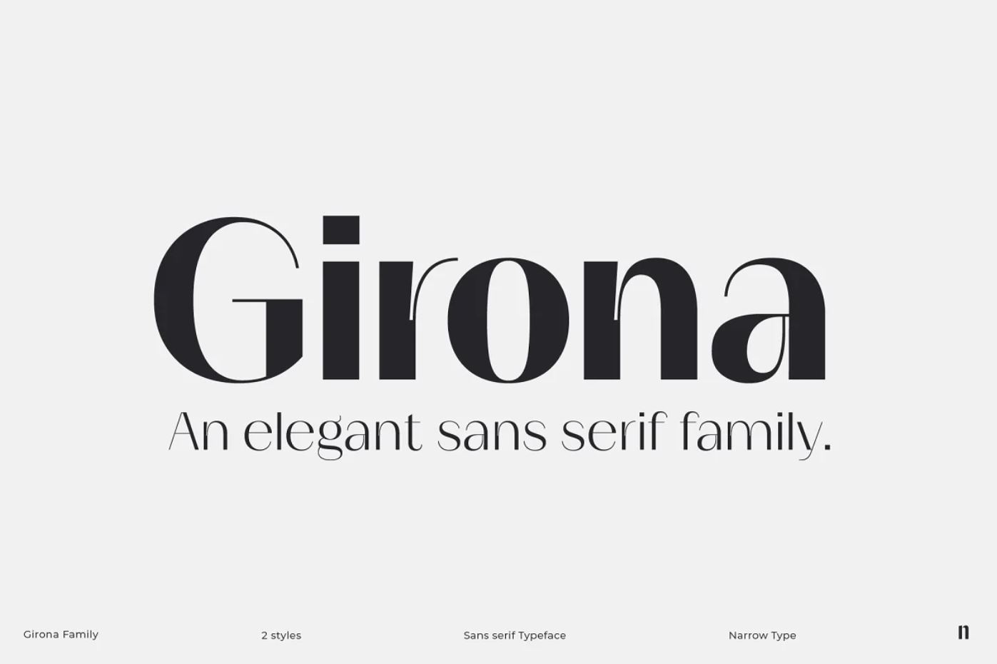 Vintage and Elegant Style Contrast Typeface
