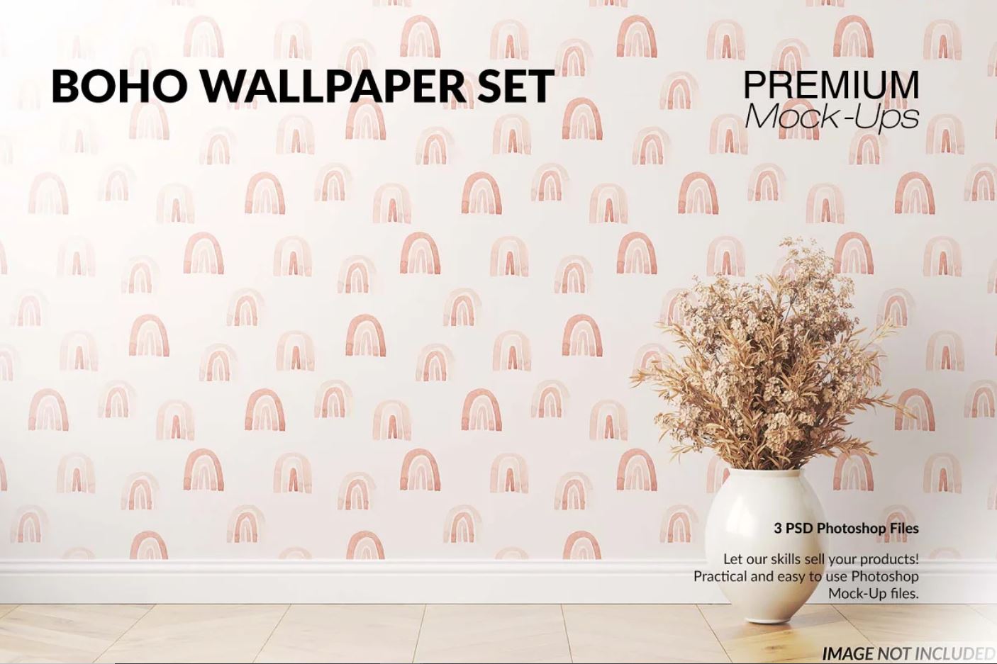 Realistic Wall Mockup PSD Download