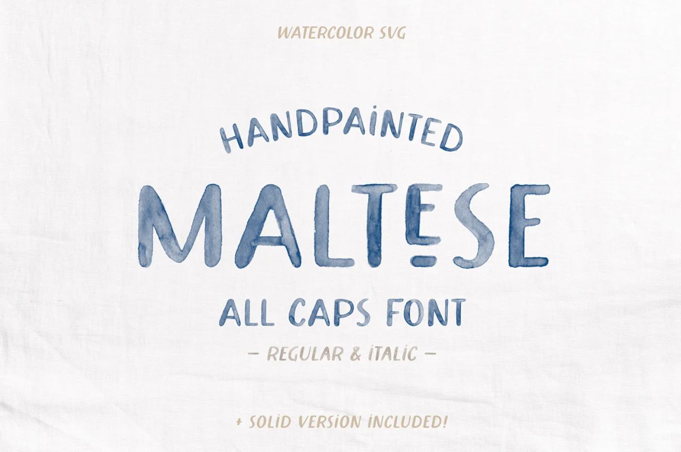 Watercolor-brush-font