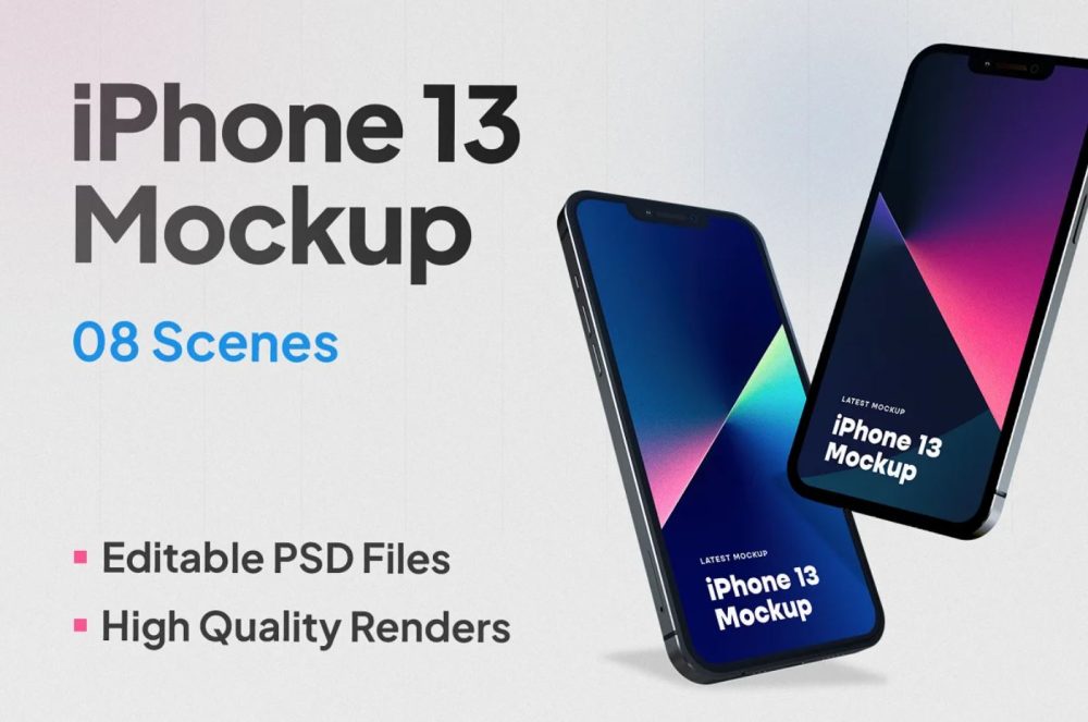 15+ iPhone 13 Case Mockup PSD Free Download - Graphic Cloud