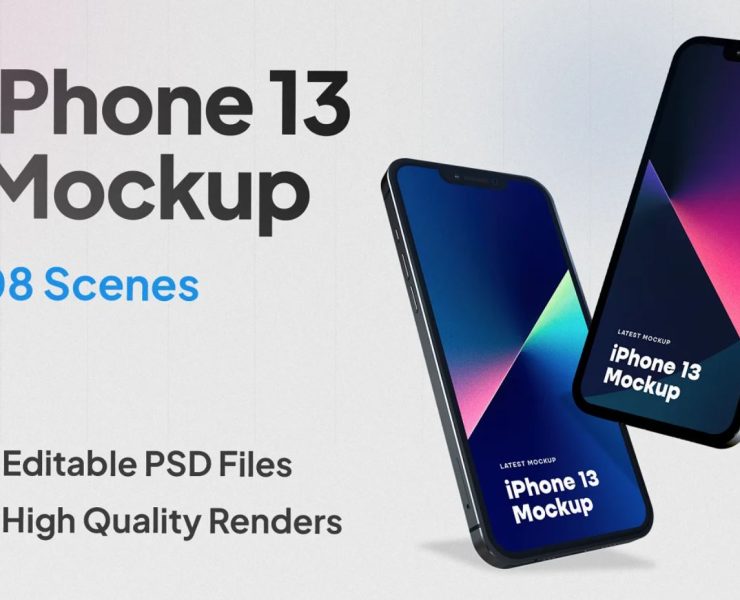15+ iPhone 13 Case Mockup PSD Free Download