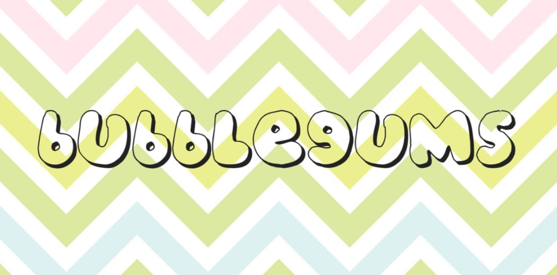 Free Bubbly Display Font