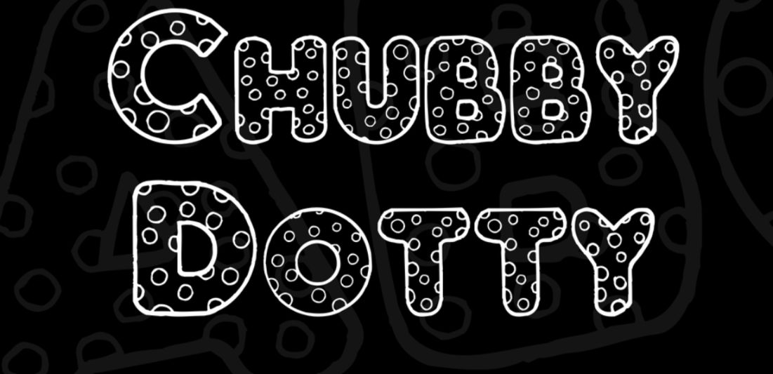Free Dotted Chubby Font